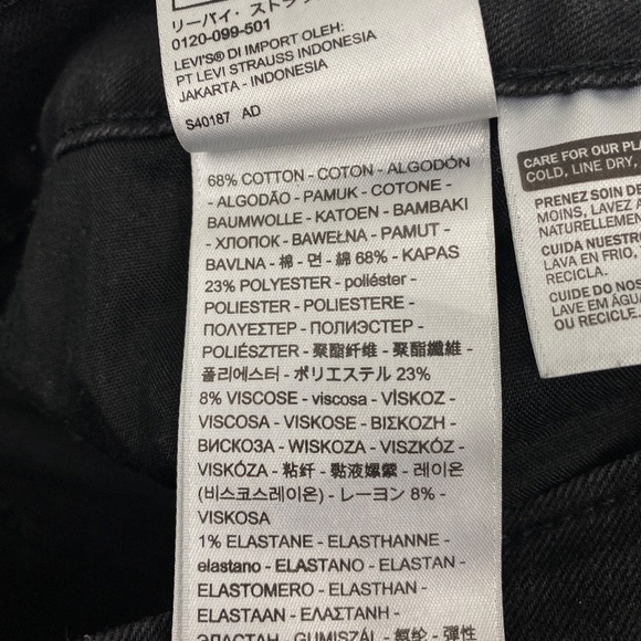 NYDJ Super Skinny Women's size 32 Black Denim Jeans - Picture 4 of 4